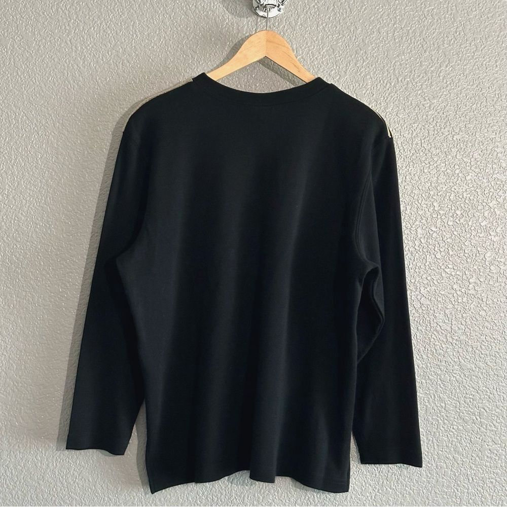 Vtg Patterned Sweater Long Sleeve Sz XL Stripe Terry Checker Square Color Block - Picture 3 of 7